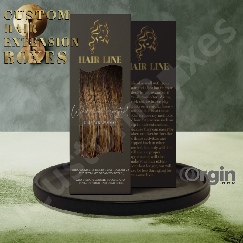 Design Hair Extensions Packaging for Secure Product Encasing