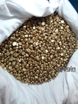 Raw gold nuggets for sale.