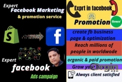 I will do facebook marketing, ads and promote 10m people worldwide