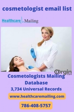 Which company provides a bulk cosmetologist email list?
