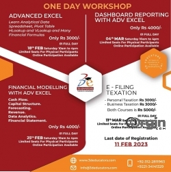 ONE DAY WORKSHOP BY 3D EDUCATORS