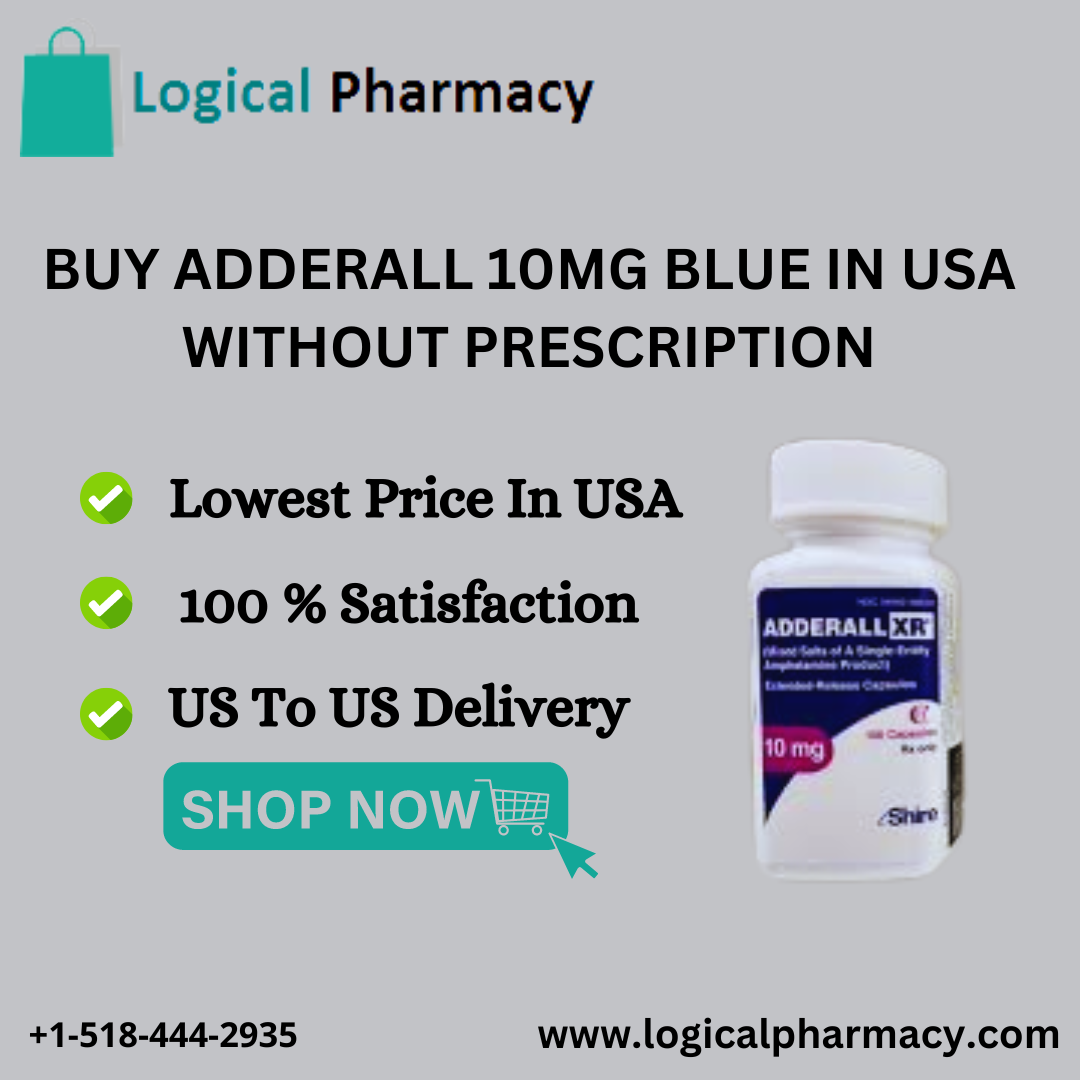 Buy Adderall 10mg Blue